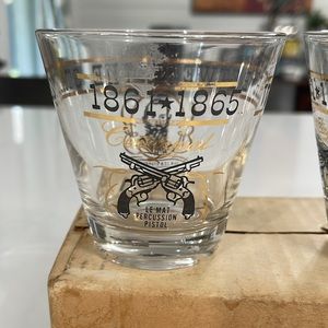Vintage War Between the States rocks Glasses. 1861-1865